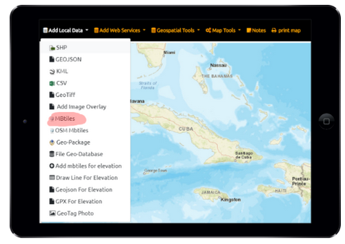 View Offline Raster Tiles (MBTILES/GPKG)